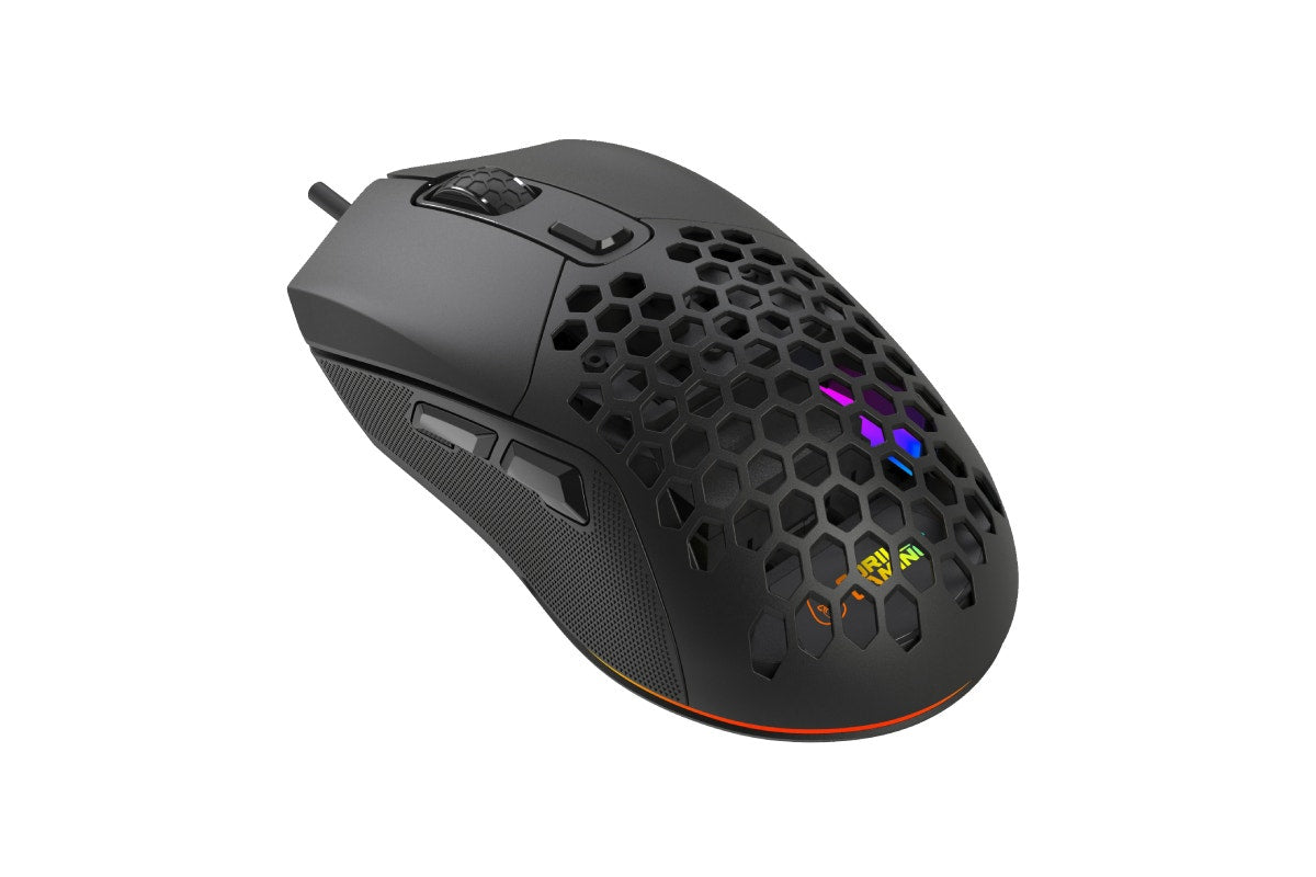 Gorilla Gaming GM121 RGB Ultralight Gaming Mouse - 67g)