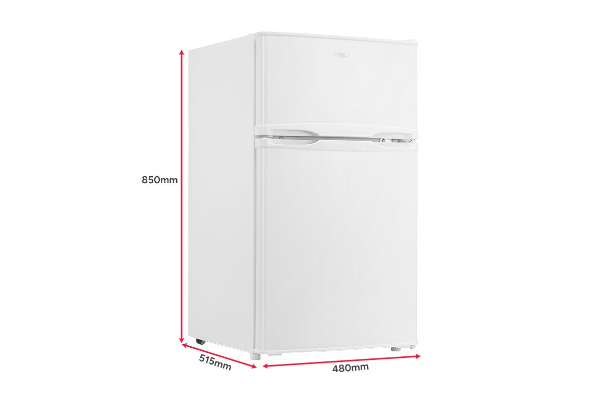 Kogan 85L Top Mount Fridge (White)