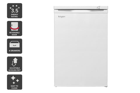 Kogan 91L Upright Freezer - White - SuperSaverAU - view 1