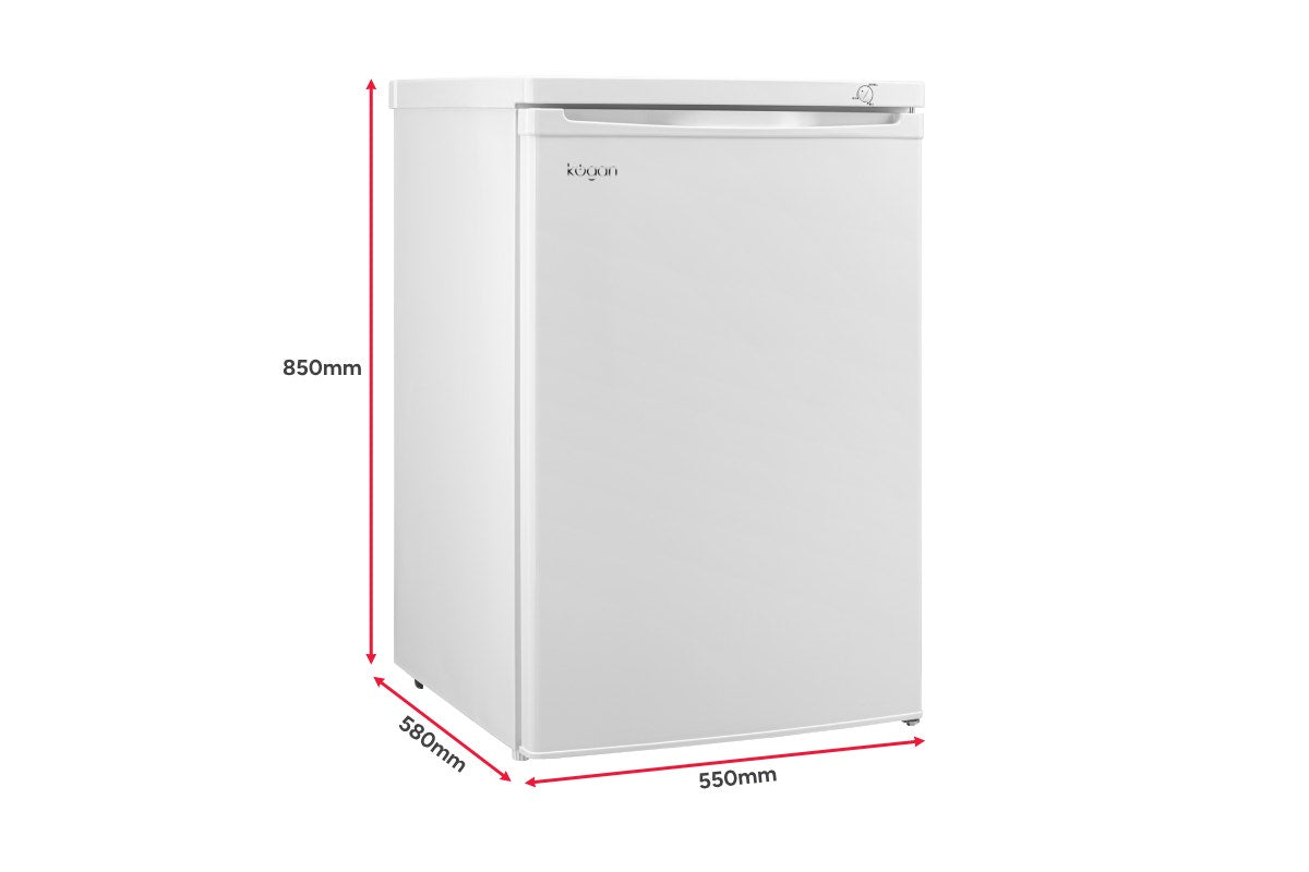 Kogan 91L Upright Freezer - White - SuperSaverAU - view 3