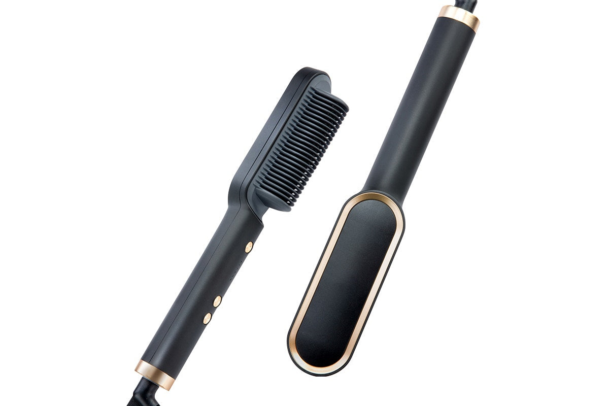 Kogan Heated Ionic Hair Brush Straightener - SuperSaverAU - view 2