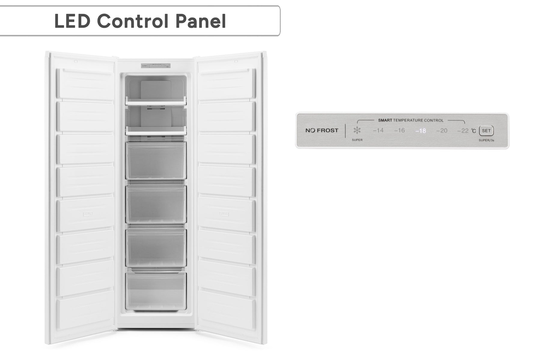 Kogan 204L Upright Frost Free Freezer (White)
