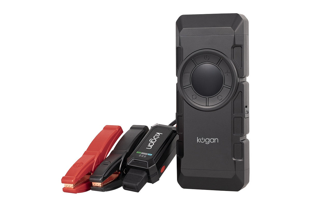 Kogan Portable Jump Starter with Air Compressor and Power Bank 3000A 16,000mAh