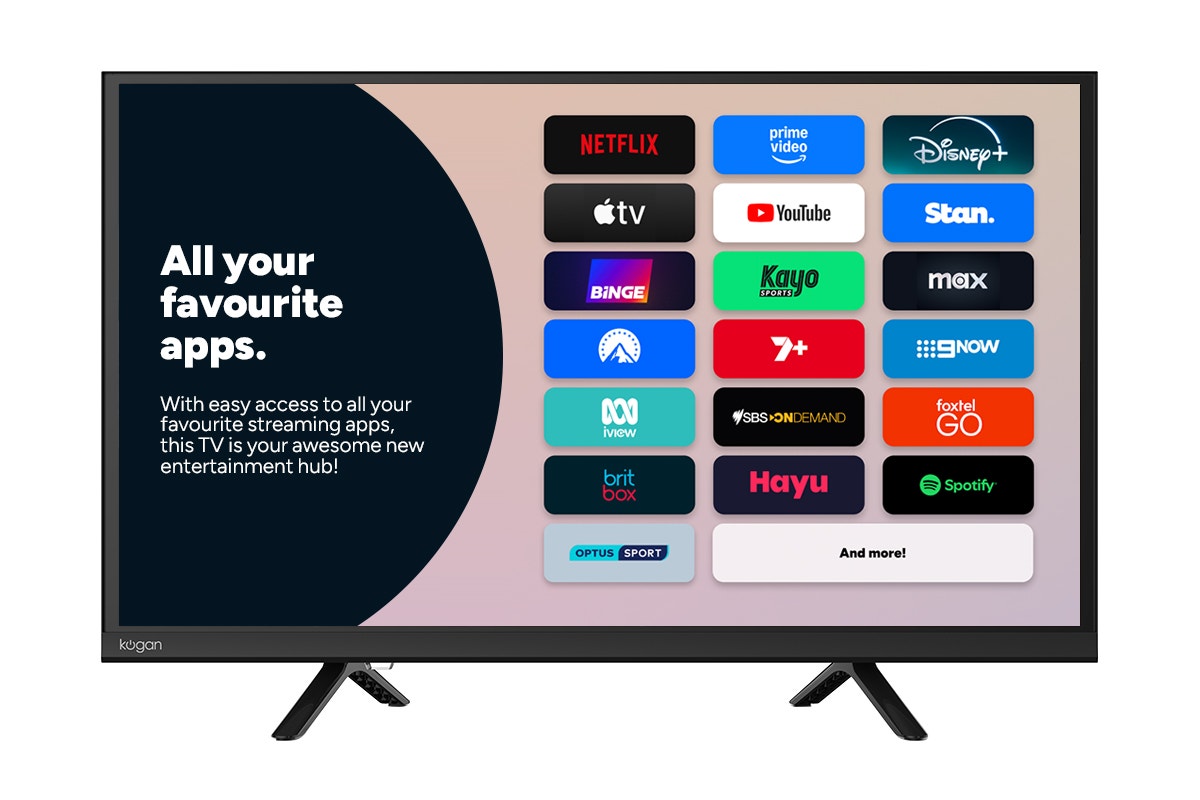 Kogan 24" LED Smart AI Google 12V TV