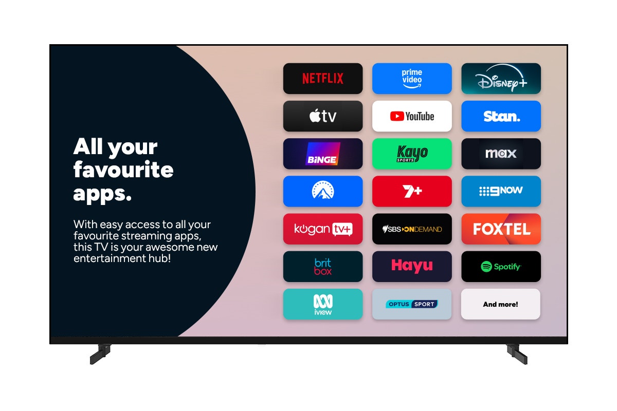 Kogan 55" LED 4K Smart AI Google TV - U96V