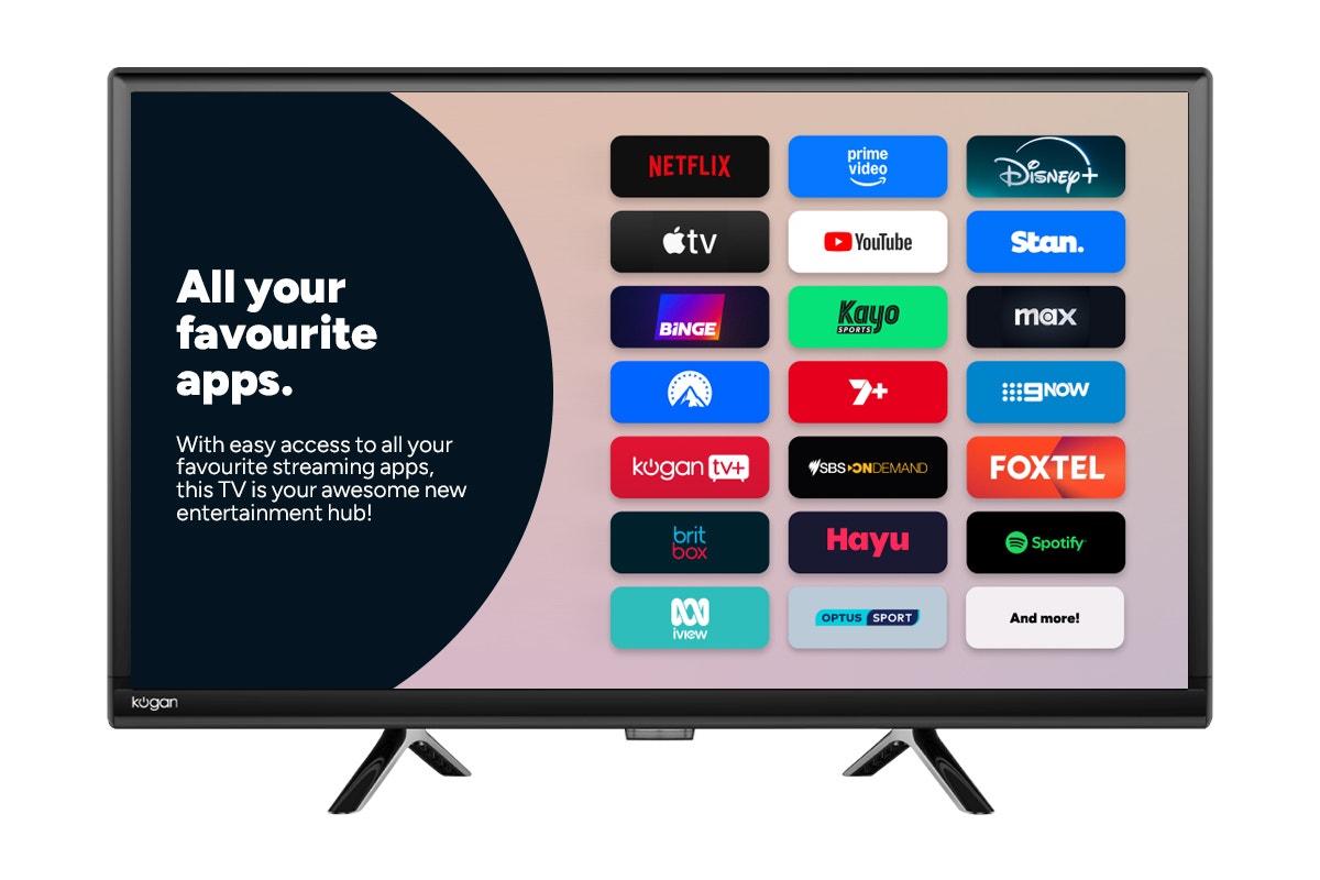 Kogan 24" LED Smart AI Google 12V TV - R98T