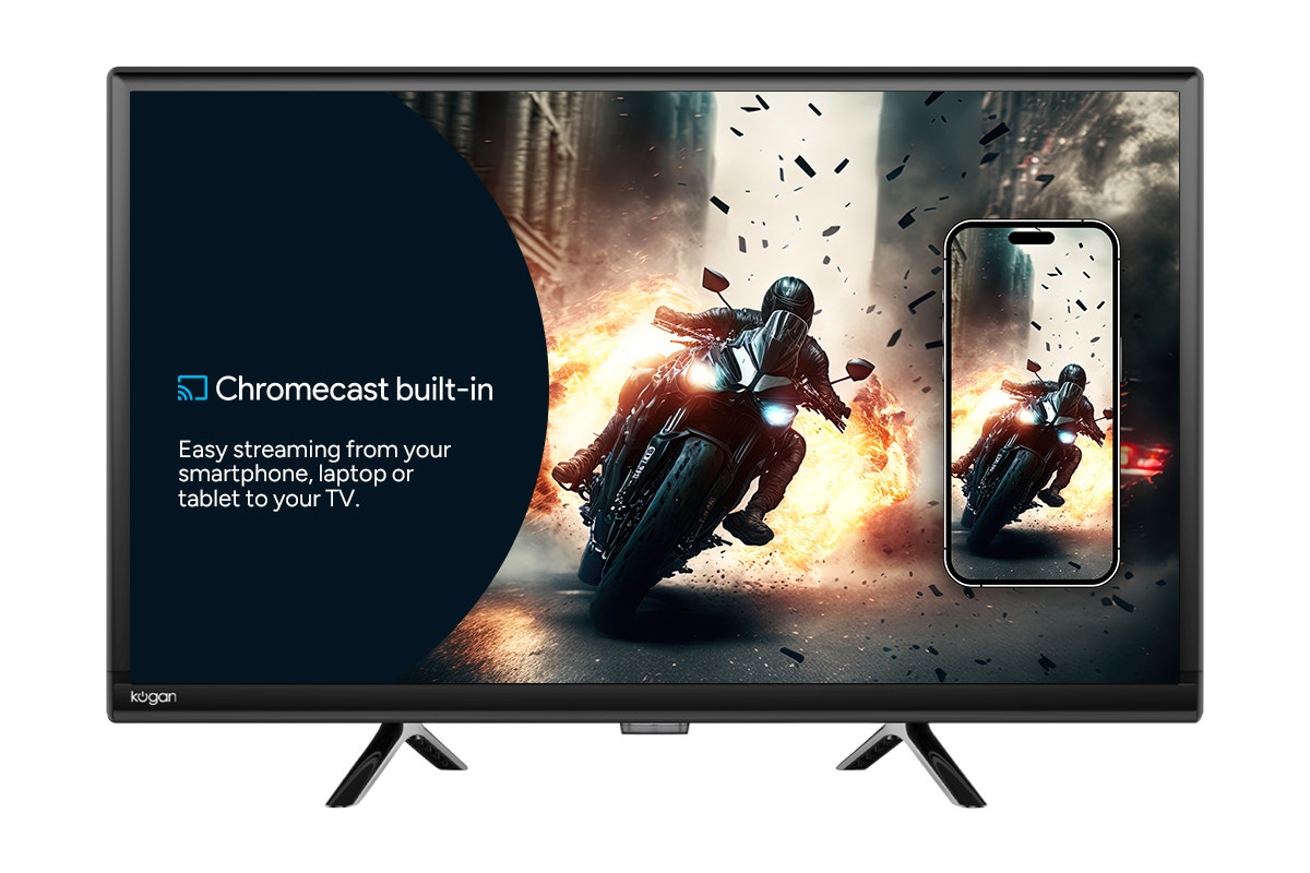 Kogan 24" LED Smart AI Google 12V TV - R98T