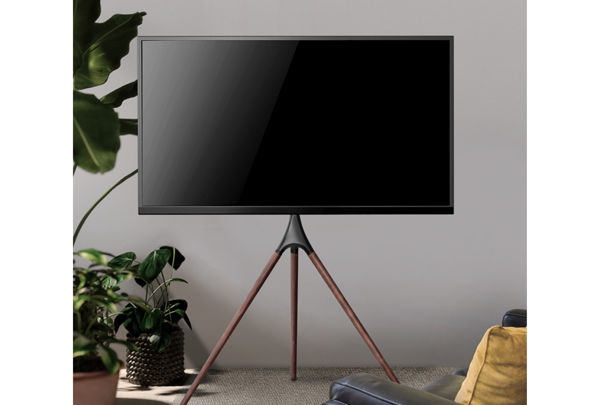 Kogan Larvik Studio Stand for 45"-65" TVs Dark Oak - SuperSaverAU - view 3