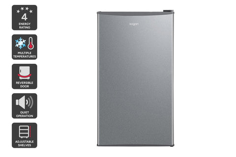 Kogan 93L Bar Fridge (Silver)
