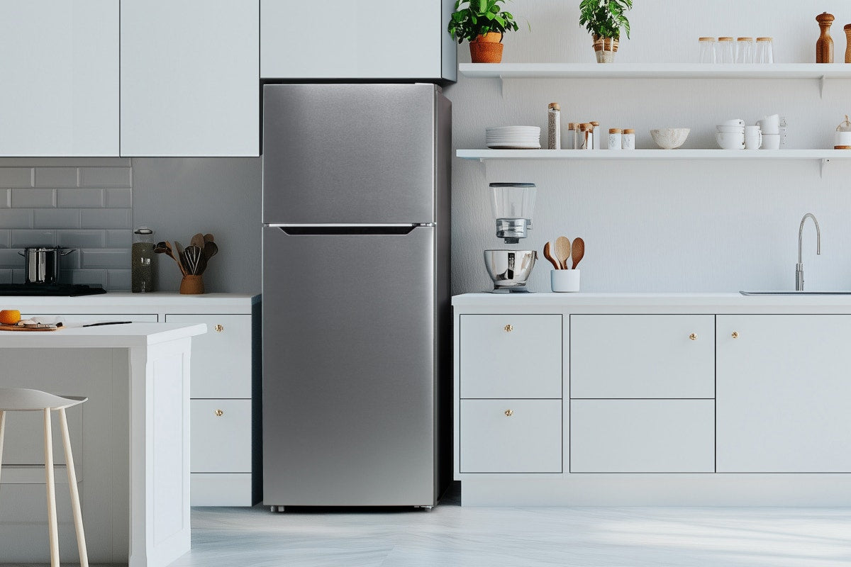 Kogan 413L Top Mount Fridge (Stainless Steel)