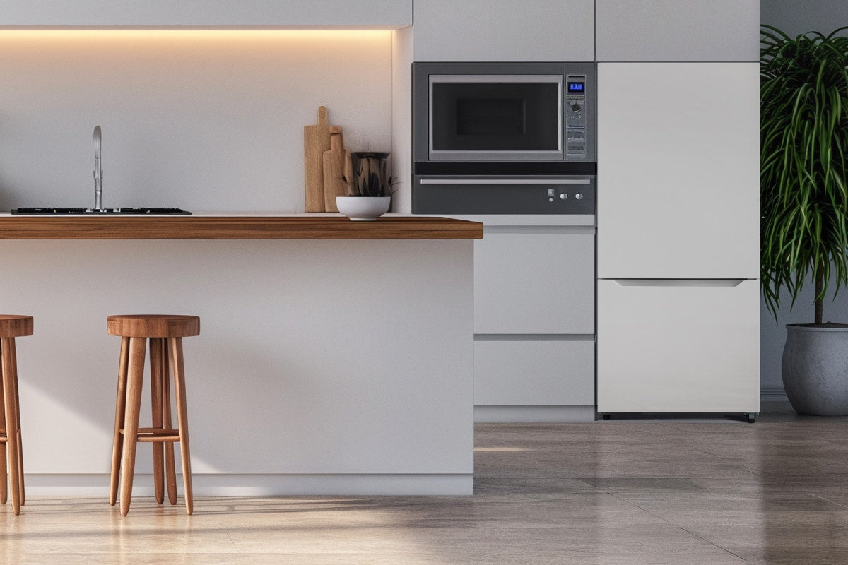 Kogan 529L Bottom Mount Fridge - White)