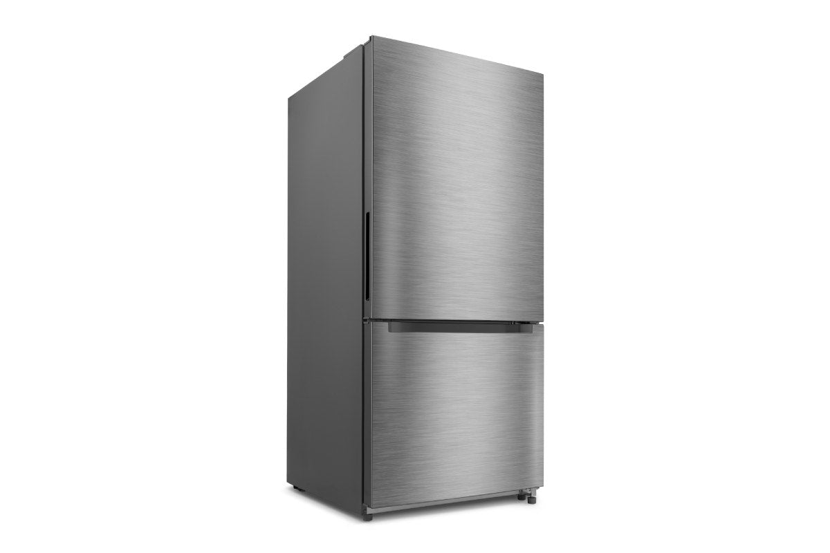 Kogan 529L Bottom Mount Fridge - Stainless Steel)