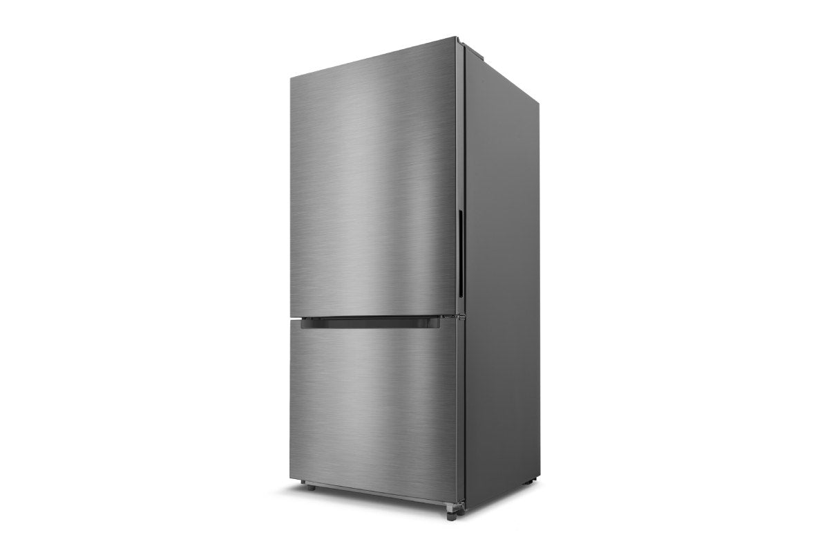 Kogan 529L Bottom Mount Fridge - Stainless Steel)