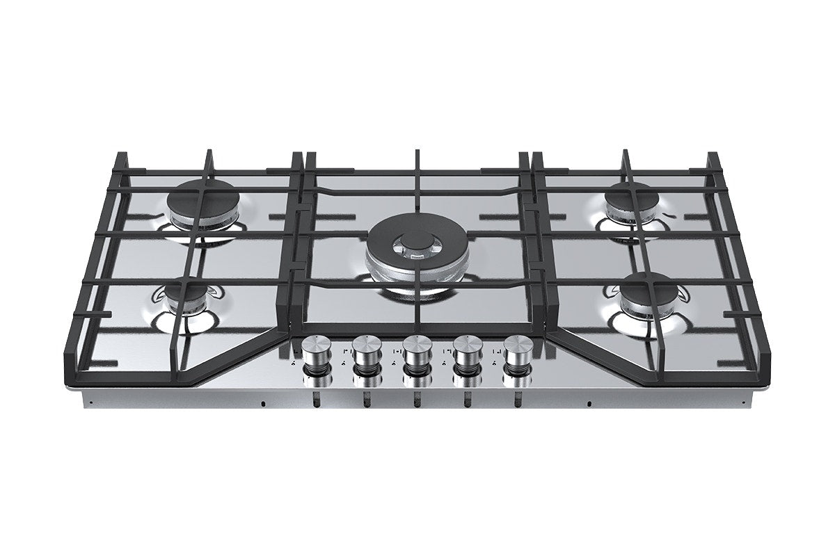 Kogan Gas Cooktop (Stainless Steel, 90cm)