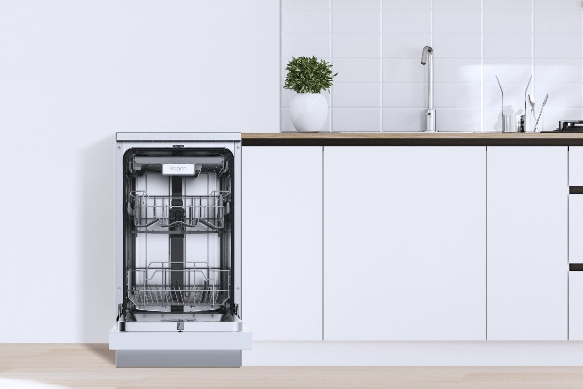 Kogan 45cm Freestanding Dishwasher (10 Place, Stainless Steel)