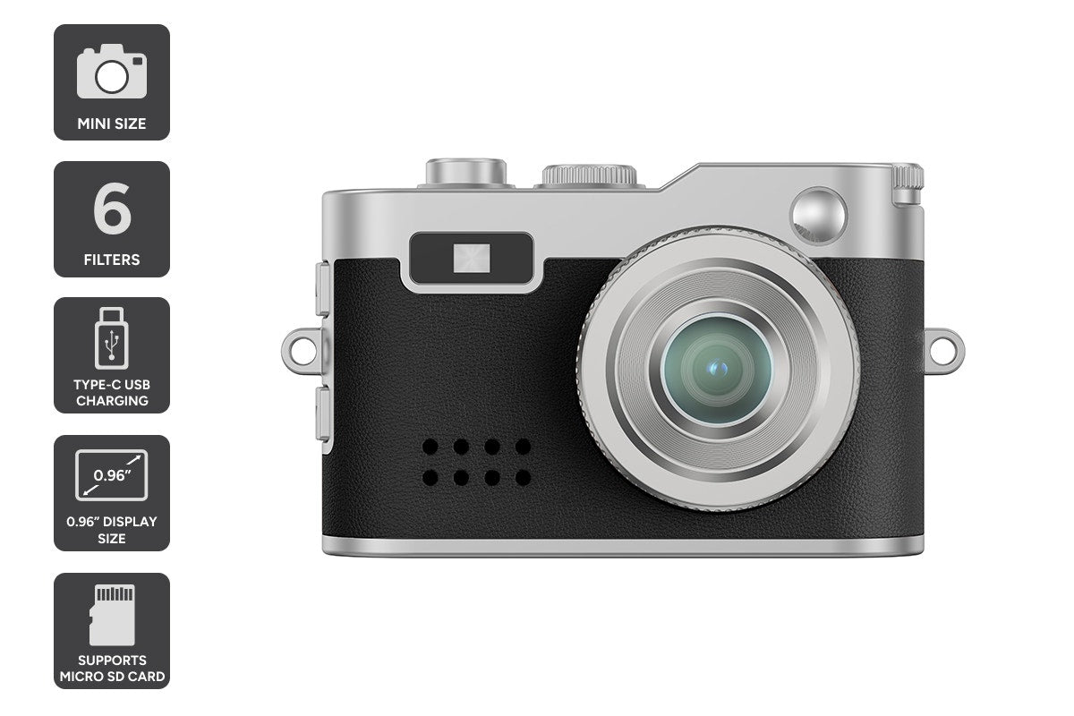 Kogan Mini Keychain Digital Camera (Black)