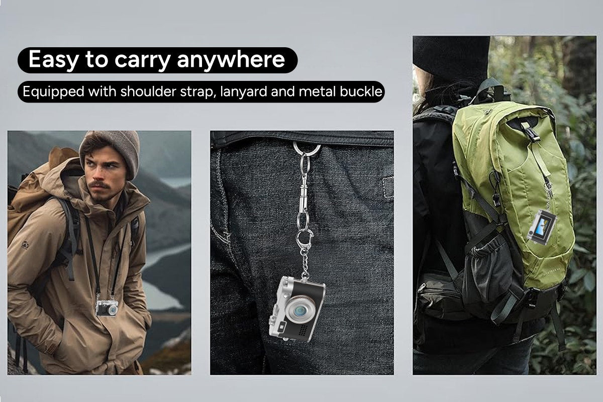 Kogan Mini Keychain Digital Camera (Black)