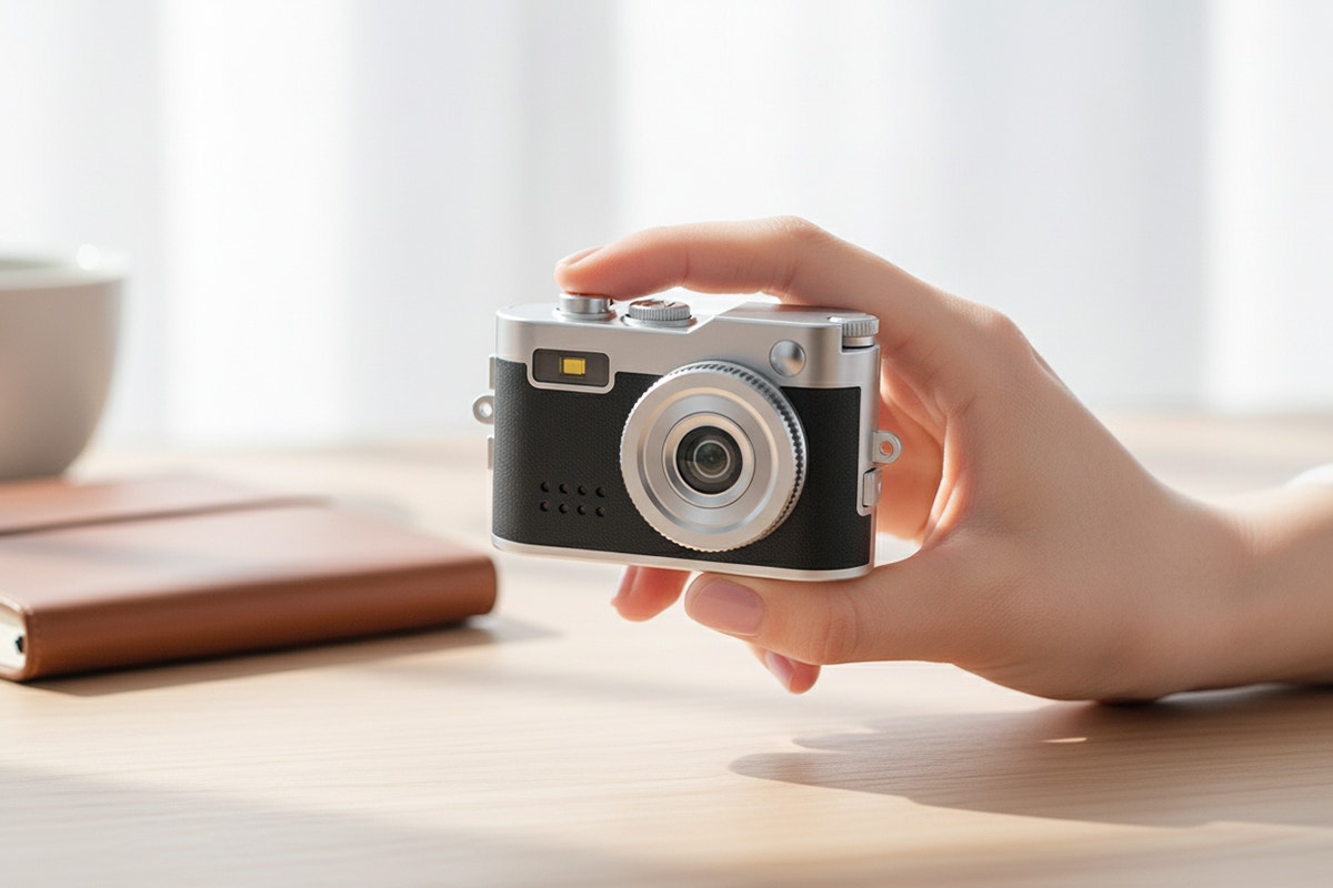 Kogan Mini Keychain Digital Camera (Black)