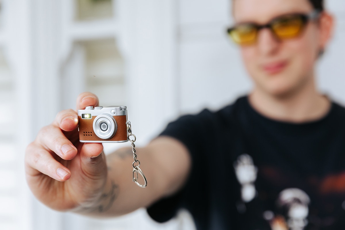 Kogan Mini Keychain Digital Camera (Brown)