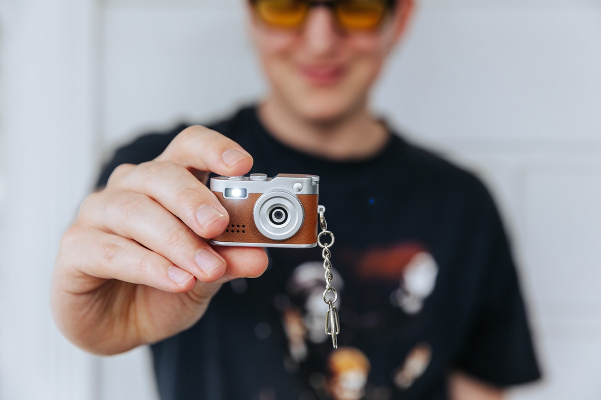 Kogan Mini Keychain Digital Camera (Brown)