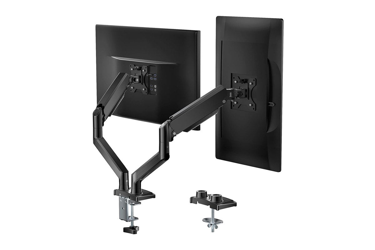 Kogan Full Motion Gas Spring Dual Monitor Arm for 17" - 32" Monitors