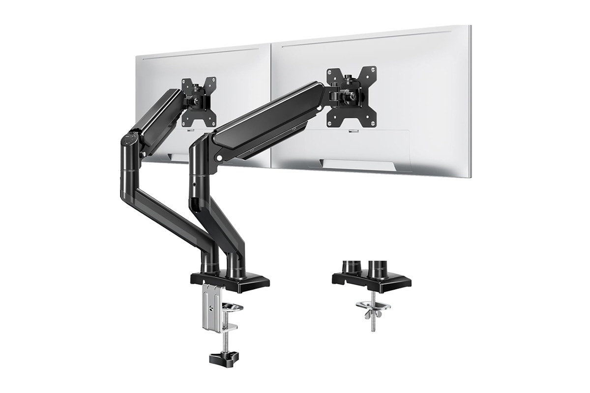 Kogan Full Motion Gas Spring Dual Monitor Arm for 17" - 32" Monitors