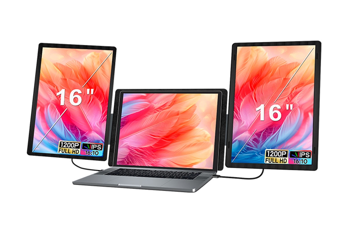 Kogan XPRESSO 16" Detachable Dual Screen USB-C Portable Monitor