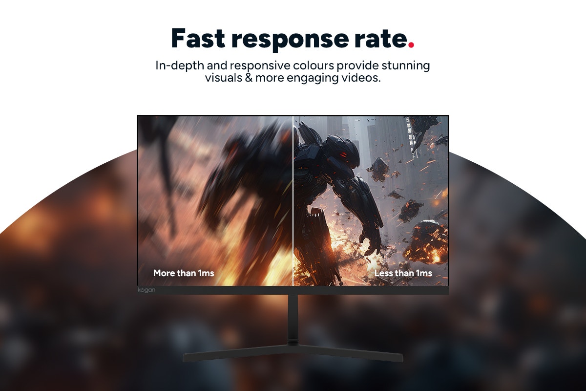 Kogan 27" Full HD IPS 200Hz 1ms Frameless FreeSync Gaming Monitor (1920 x 1080)