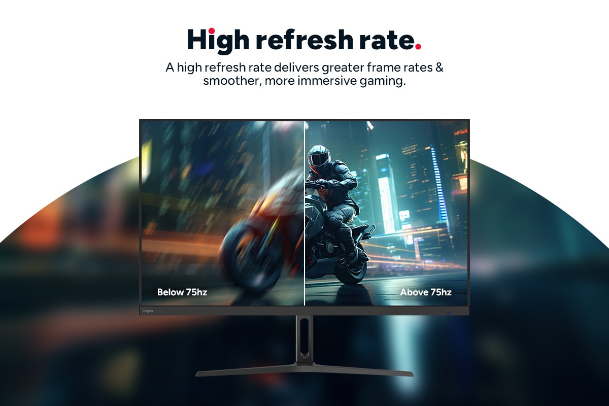 Kogan 27" Full HD 200Hz 1ms Frameless FreeSync Gaming Monitor (1920 x 1080)