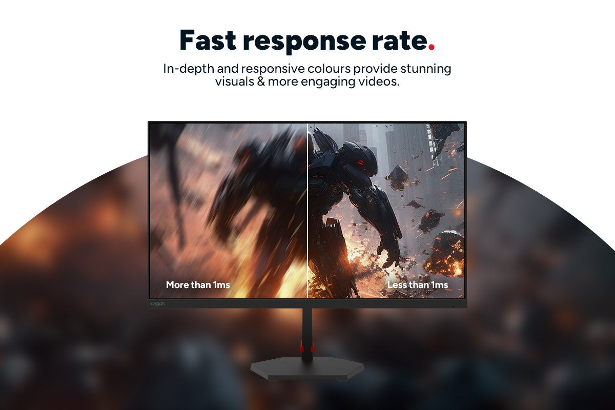 Kogan 27" QHD IPS 180Hz 1ms FreeSync Gaming Monitor (2560 x 1440)