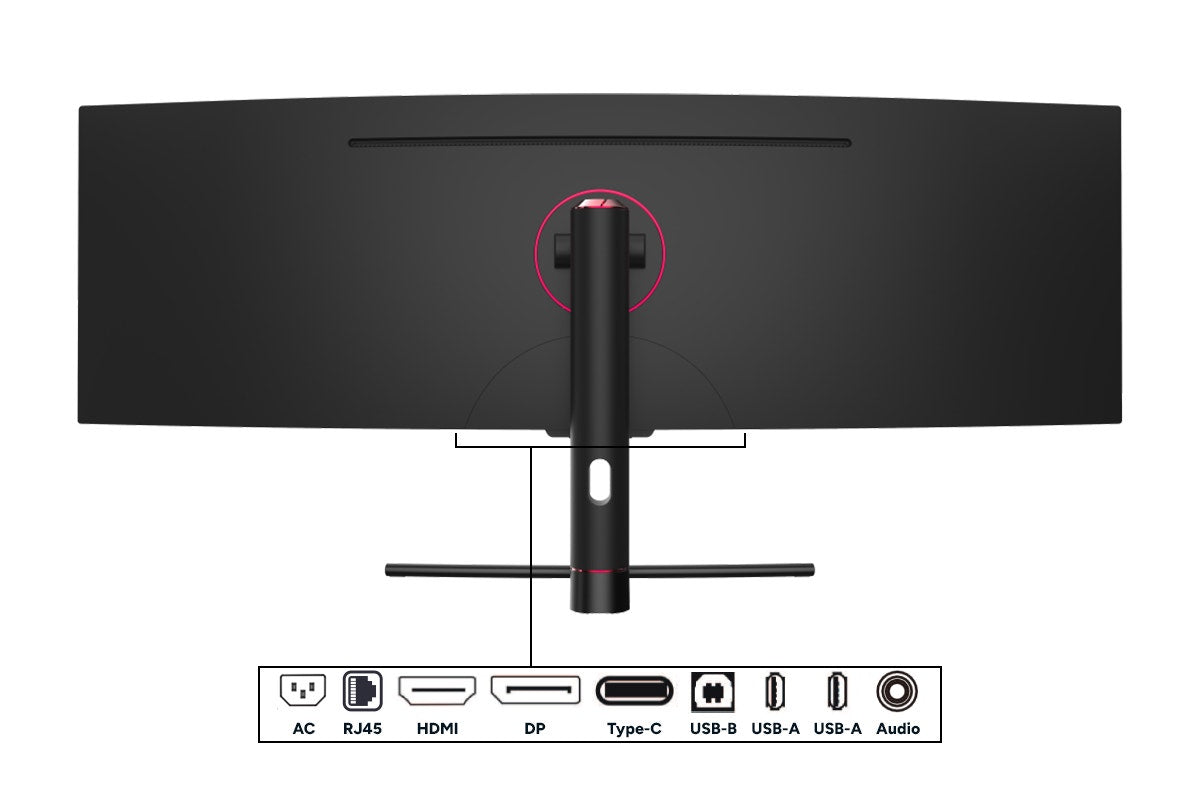 Kogan Infinity 49" Curved Ultrawide DFHD 144Hz USB-C Gaming Monitor (3840 x 1080)