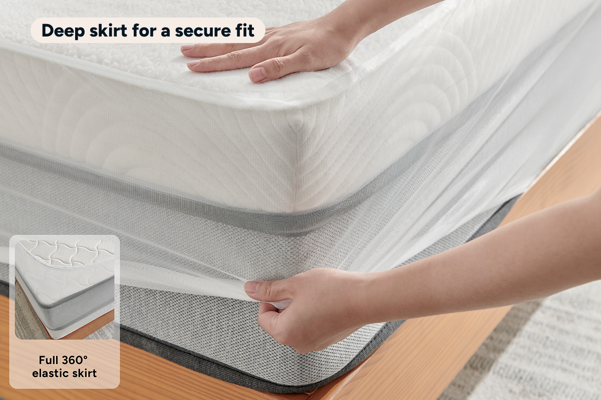 Kogan Multi-Zone Sherpa Fitted Electric Blanket (King)