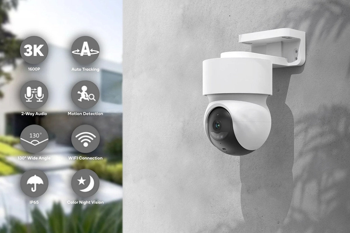 Kogan SmarterHome™ 5MP Outdoor Pan & Tilt Smart Security Camera with Spotlight - SuperSaverAU - view 9