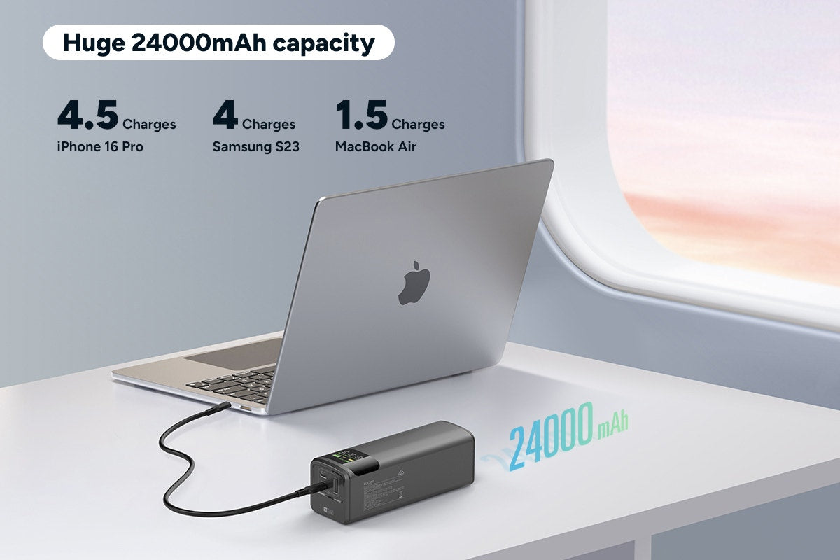 Kogan EnergyMax 24000mAh 200W PD Power Bank with Smart Digital Display