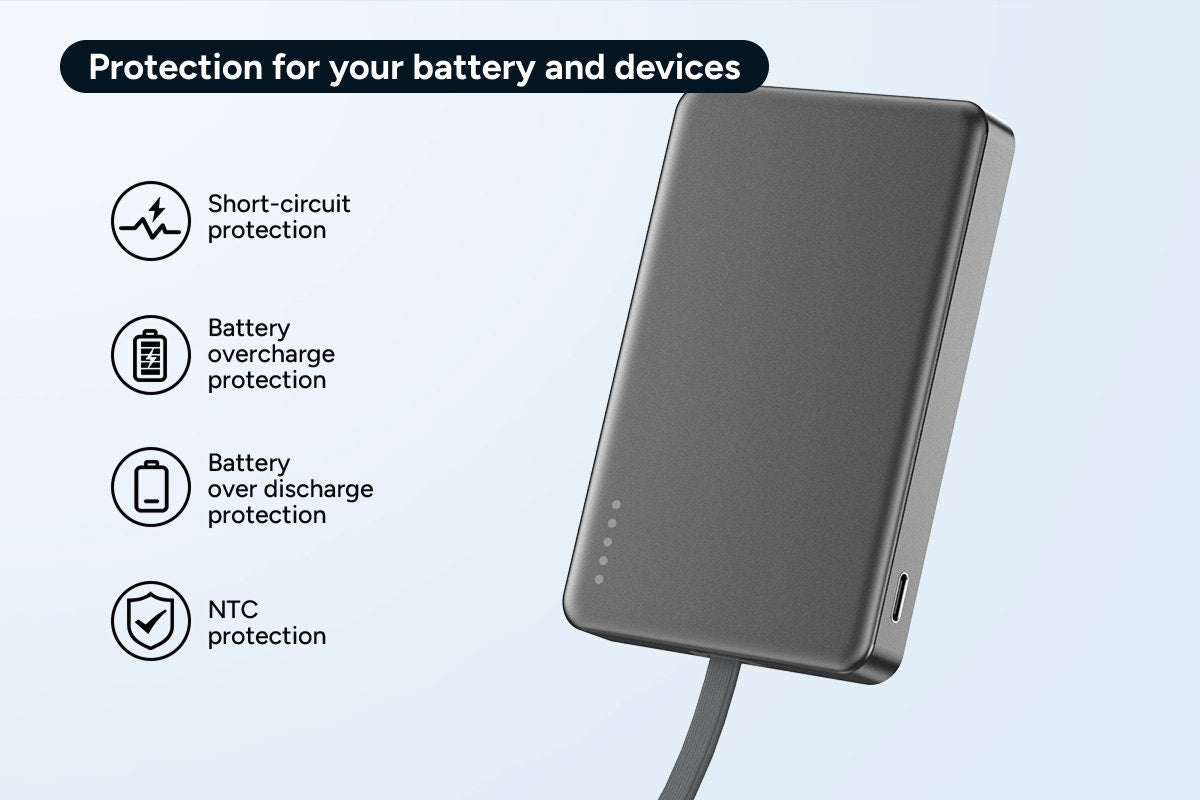 Kogan MagPulse 5000mAh Ultra Thin MagSafe Compatible Power Bank