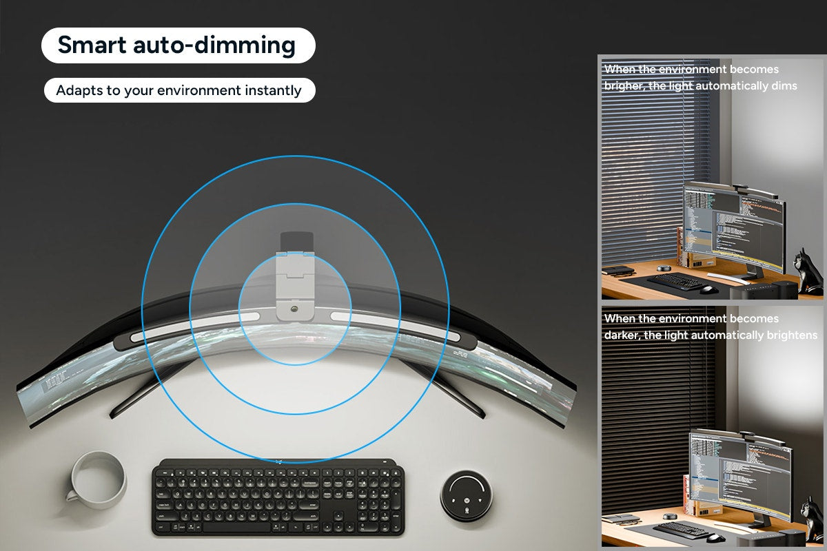 Kogan Curved Monitor Light Bar with Remote Controller