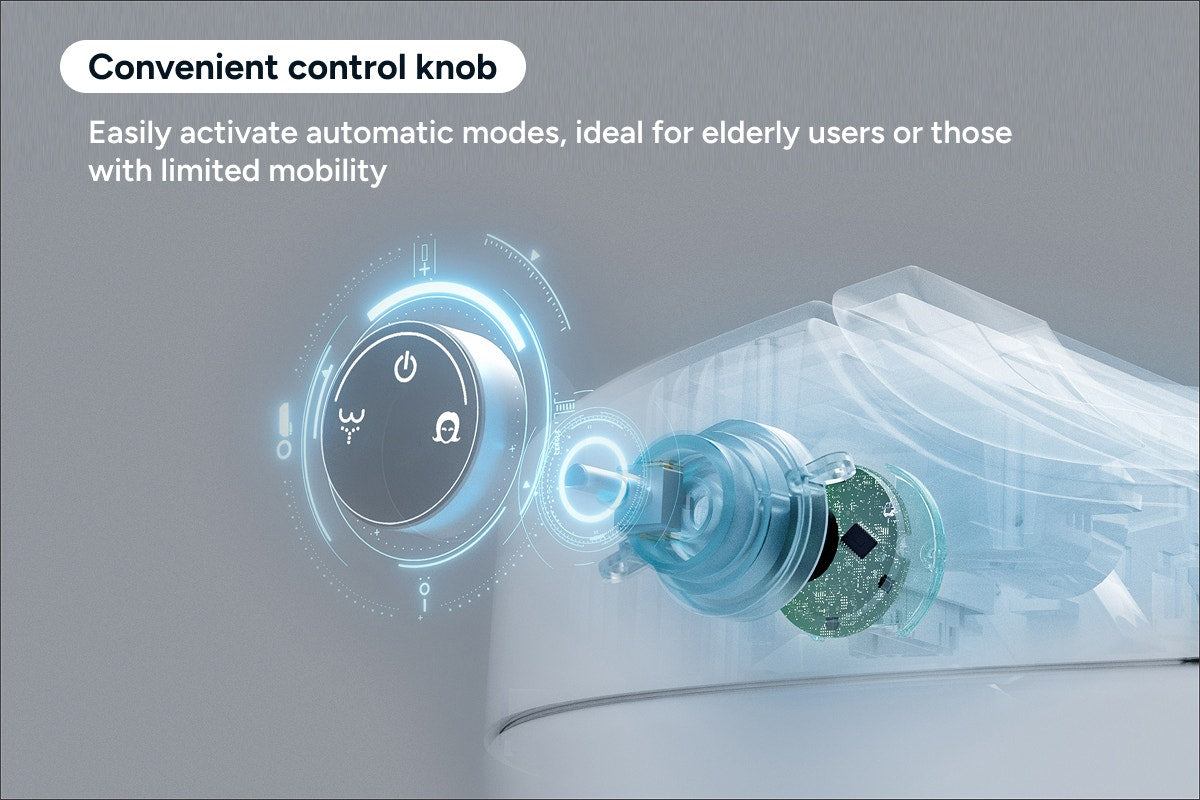 Kogan Auto-Open Ultra-Slim Wash & Dry Bidet