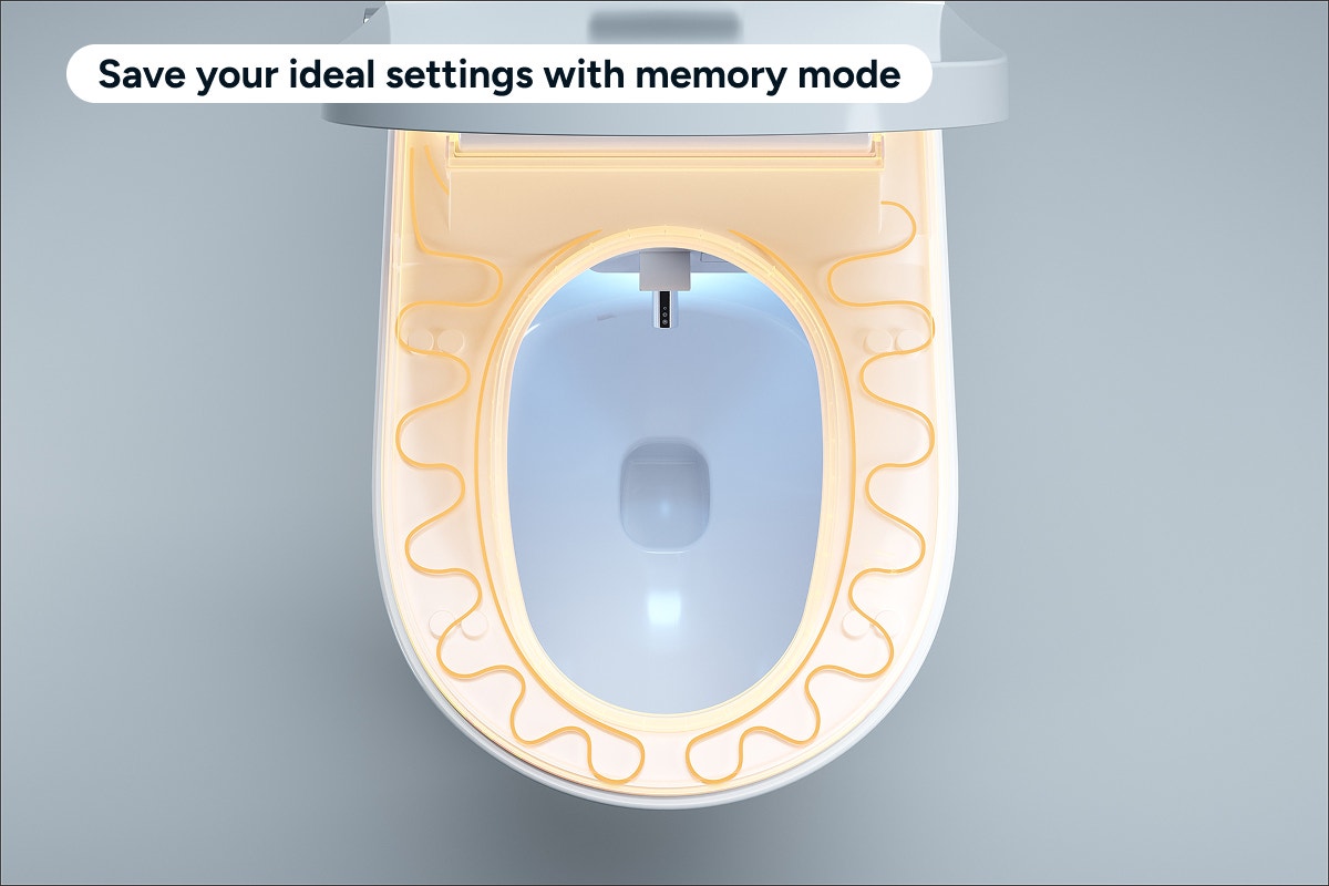 Kogan Auto-Open Ultra-Slim Wash & Dry Bidet