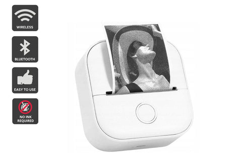 Kogan Mini Inkless Printer and Sticker Maker - White - SuperSaverAU - view 1