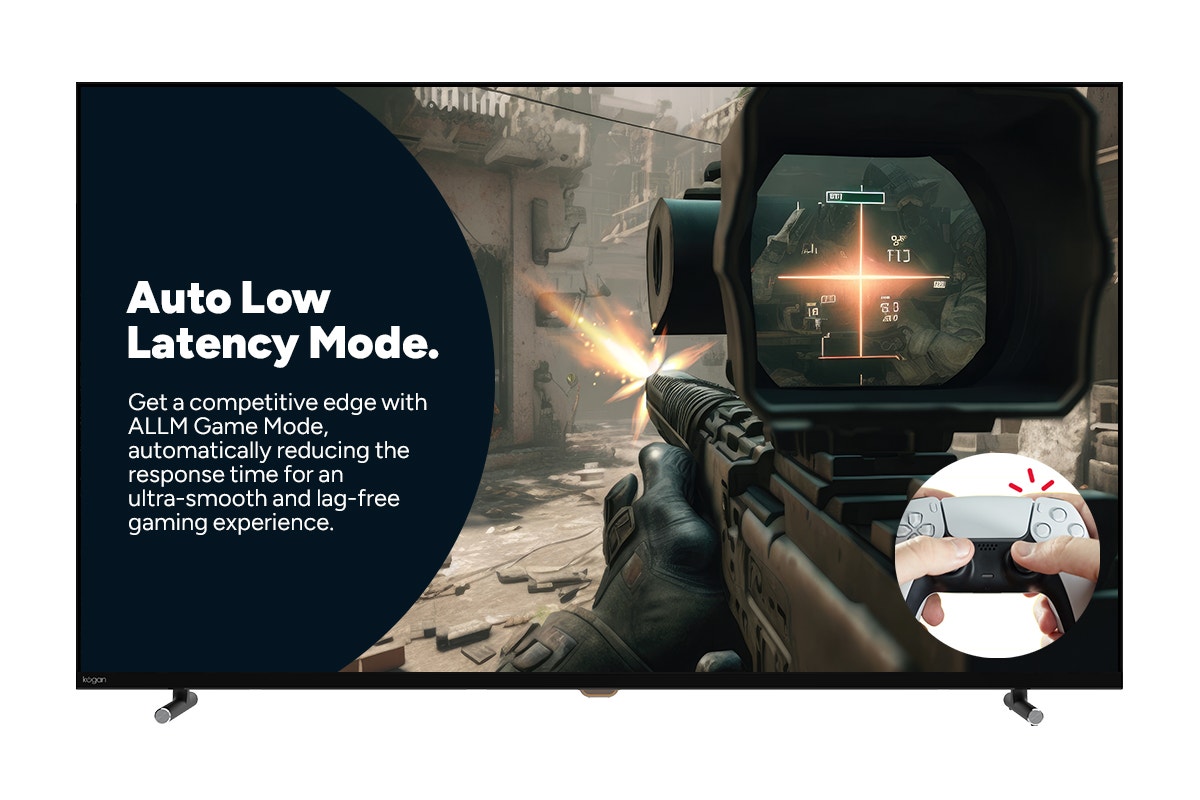 Kogan 43" QLED 4K 144Hz Smart Google TV - Q98G