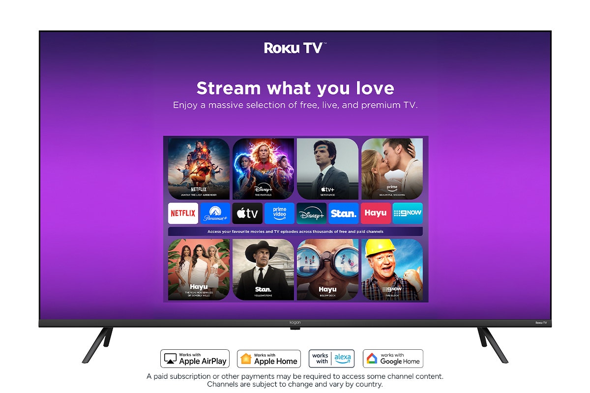 Kogan 55" QLED 4K Smart Roku TV - R96Q