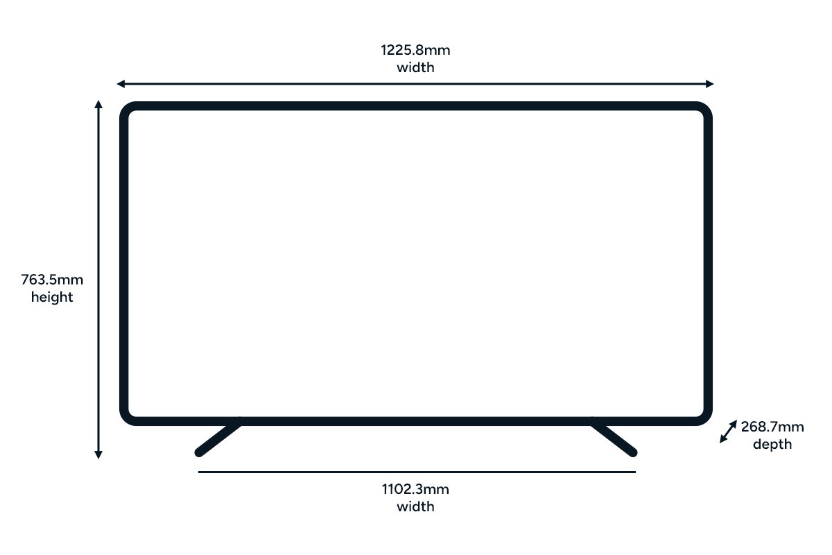 Kogan 55" QLED 4K 144Hz Smart AI Google TV