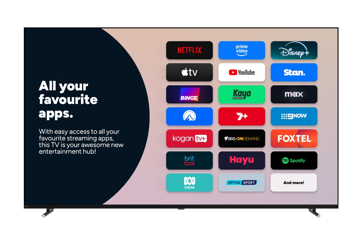 Kogan 65" QLED 4K 144Hz Smart AI Google TV - Q98G
