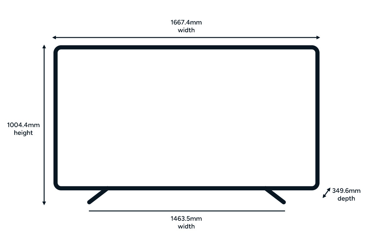 Kogan 75" Mini-LED QLED 4K 144Hz Smart AI Google TV - MQ9Z