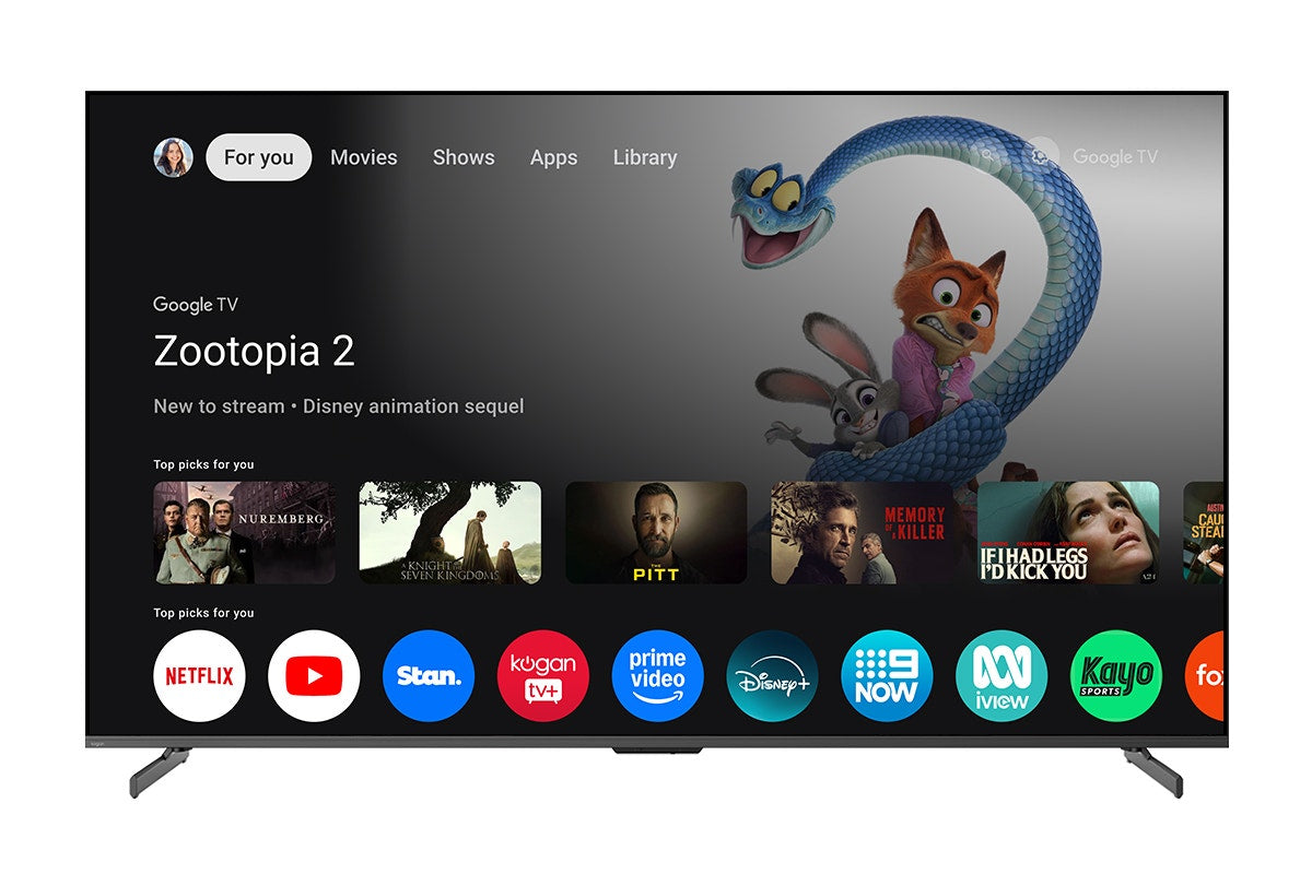 Kogan 75" Mini-LED QLED 4K 144Hz Smart AI Google TV - MQ9Z