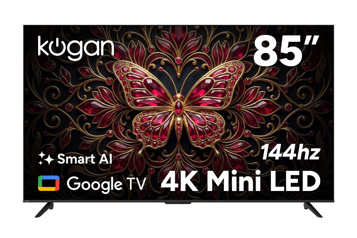 Kogan 85" Mini-LED QLED 4K 144Hz Smart AI Google TV - MQ9T
