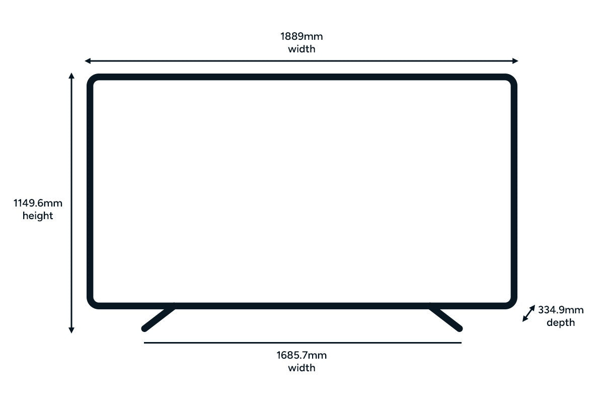 Kogan 85" Mini-LED QLED 4K 144Hz Smart AI Google TV - MQ9T