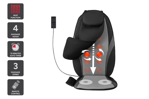 Kogan Heated Shiatsu Back Massager Cushion