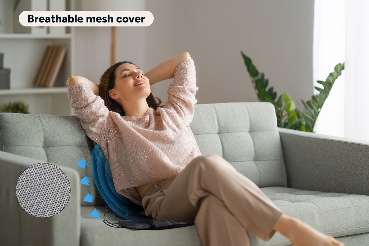 Kogan Heated Shiatsu Back Massager Cushion