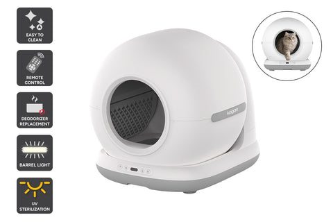 Kogan SmarterHome™ Automatic Self-Cleaning Smart Cat Litter Box